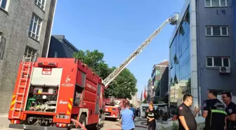 Bahçelievler'de İş Merkezinde Yangın Paniği
