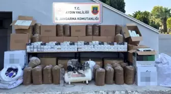 Aydın'da Büyük Sigara Kaçakçılığı Operasyonu: 1.1 Milyon Makaron Ele Geçirildi