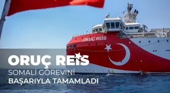 Oruç Reis Somali'de tamamladığı görevin ardından yurda dönüyor