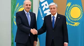 TBMM Başkanı Numan Kurtulmuş, Kazakistan Cumhurbaşkanı Tokayev ile Görüştü
