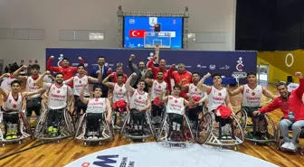 23 Yaş Altı Tekerlekli Sandalye Basketbol Milli Takımımız, İsrail'i 84 sayı farkla ezip geçti