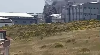 Arnavutköy'de iş yerinde yangın-2