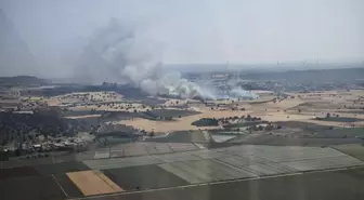 Çanakkale'de Tarım Arazisinde Yangın Kontrol Altına Alındı