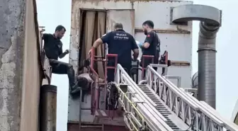 İnegöl'de Talaş Emici Makinesine Sıkışan İşçi Kurtarıldı