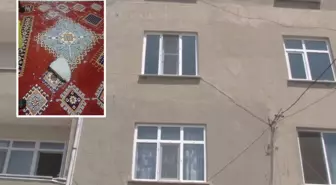 Bina sahibi kiracıların ayakkabıları ve kargolarını çaldı, camlarına taş fırlattı
