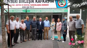 Kayseri Birleşik Kafkasya Derneği'nden Kaymakam Yaşar Dönmez'e Veda