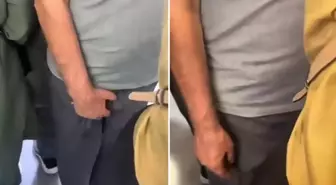 Toplu taşımada taciz skandalı! Kızı yaşındaki kadına yaptıklarına bakın