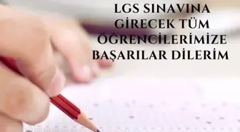 Vali Hüseyin Aksoy'dan LGS Öğrencilerine Başarı Dileği