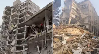 İran'ın gece boyunca vurduğu İsrail'de büyük enkaz