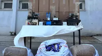 Aydın'da Kaçak Sigara Sarımı Yapan Şahıs Yakalandı