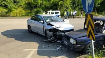 Giresun'da Trafik Kazası: Sürücü Camdan Fırladı