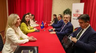 Dışişleri Bakanı Hakan Fidan, Kosova Cumhurbaşkanı ile Görüştü