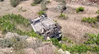 Batman'da Uçurumdan Yuvarlanan Otomobilin Sürücüsü Yaralandı