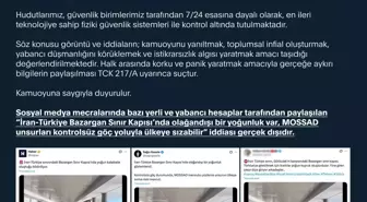 Sınır Kapısındaki Yoğunluk İddiaları Yalanlandı