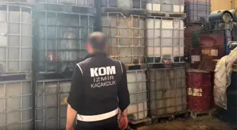 İzmir'de 30 Milyon TL Değerinde 613 Ton Kaçak Akaryakıt Ele Geçirildi