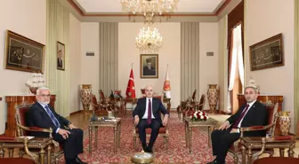 TBMM Başkanı Numan Kurtulmuş, HÜDA PAR Genel Başkanı Zekeriya Yapıcıoğlu'nu Kabul Etti