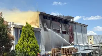 Tekirdağ'daki Kimya Fabrikasında Yangın