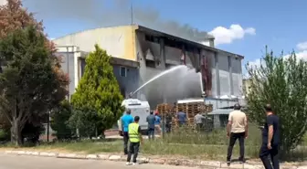 Tekirdağ'daki Kimya Fabrikasında Yangın Çıktı