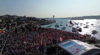 Üsküdar'da 'Özgür Gazze Mitingi' düzenlendi