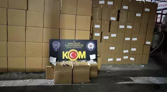 Adana'da 18 Milyon Kaçak Makaron Ele Geçirildi