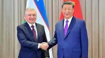 Xi Jinping, Özbekistan Cumhurbaşkanı ile Görüştü