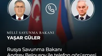 Milli Savunma Bakanı Güler ile Rusya Savunma Bakanı Belousov Görüşmesi