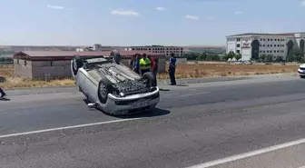 Batman'da Takla Atan Otomobilde 1 Yaralı