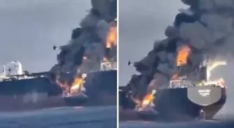 Hürmüz Boğazı'nın girişinde iki ham petrol tankeri çarpıştı
