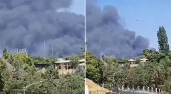 İsrail, Tahran'da yine TV binasını vurdu! Bölgeden dumanlar yükseliyor