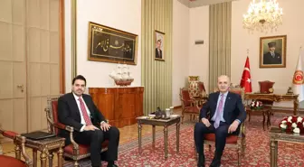 TBMM Başkanı Numan Kurtulmuş, Abdullah Eren'i Kabul Etti