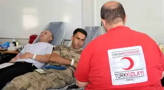 Yozgat'ta Jandarma Personeli Kan Bağışında Bulundu