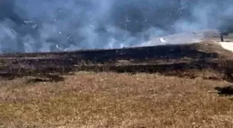 Karabük'te Anız Yangını, 1 Dönüm Tarım Arazisi Zarar Gördü