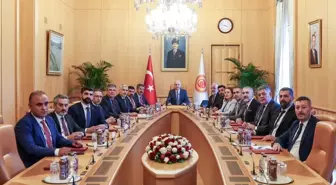 TBMM Başkanı Kurtulmuş, Doğu ve Güneydoğu Baro Başkanları ile Bir Araya Geldi