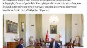 Cevdet Yılmaz'dan Numan Kurtulmuş'a Hayırlı Olsun Ziyareti