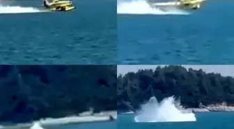 Yangın Söndürme Uçağı Adana'da Düştü, Pilotlar Kurtarıldı