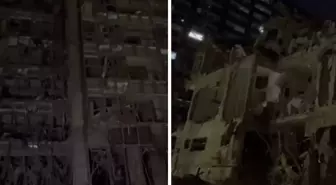 İran'ın vurduğu bölgede büyük yıkım! Kameralara böyle yansıdı