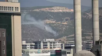 İzmir Bornova'da Maki Yangını Çıktı