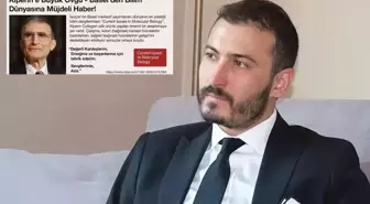 Kolon kanserine ilişkin araştırma, Prof. Dr. Aziz Sancar'dan tebrik aldı