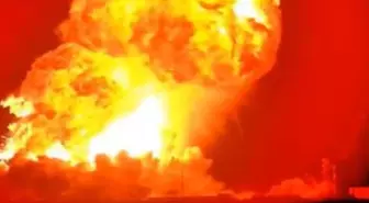 SpaceX roketi Starship, test sırasında alev topuna dönerek patladı