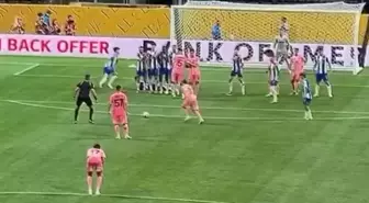 Bu adam 37 yaşında! Lionel Messi'den Porto'ya şık frikik