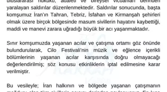 Cilo Festivali Müzik ve Eğlence Bölümleri İptal Edildi