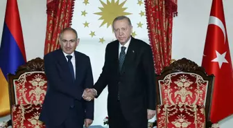 Cumhurbaşkanı Erdoğan, Ermenistan Başbakanı Paşinyan'ı kabul etti