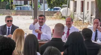 Cumhurbaşkanı Yardımcısı Cevdet Yılmaz, KKTC'de Güzelyurt'u Ziyaret Etti