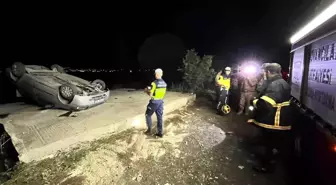 Elazığ'da Direksiyon Hakimiyetini Kaybeden Araç Takla Attı: Bir Yaralı