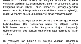 Cilo Festivali'nin Eğlence Programı İptal Edildi
