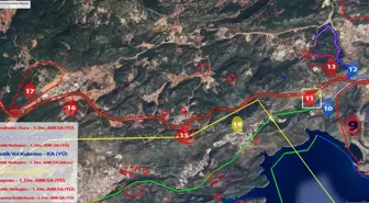 Kalkan otoyol projesinin iptali için açılan davalarda bilirkişi keşfi tamamlandı