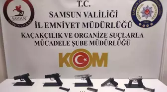 Samsun'da Ruhsatsız Tabancalara Yönelik Operasyon
