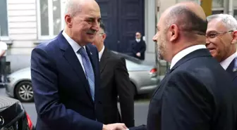 TBMM Başkanı Kurtulmuş, Belçika Diyanet Vakfı'nı ziyaret etti