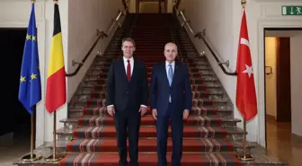 TBMM Başkanı Numan Kurtulmuş, Belçika Senato Başkanı ile Görüştü