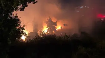 Düğün Sonrası Havai Fişekler Yangın Çıkardı